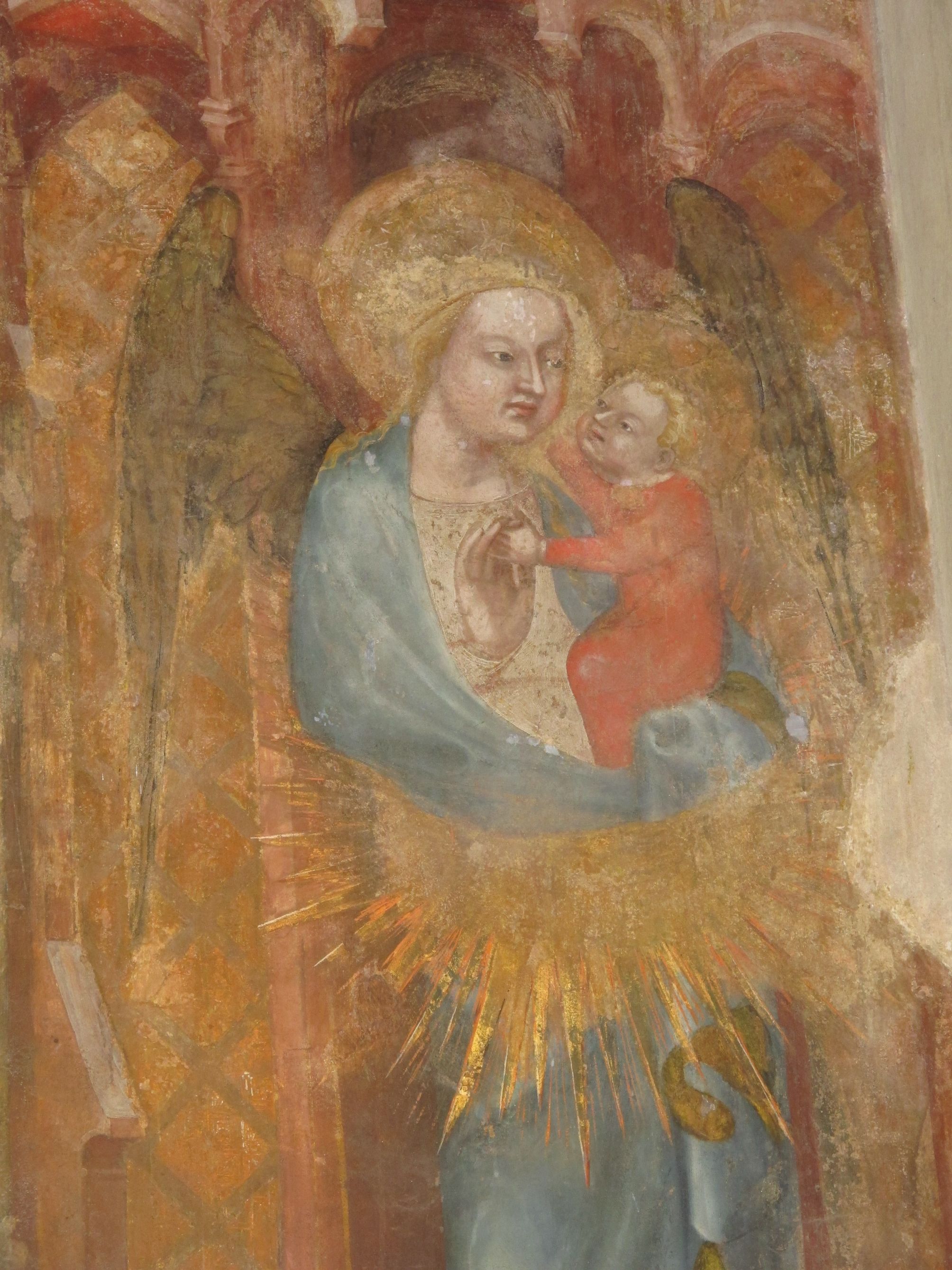 Assumpta - karlštejnská Žena sluncem oděná z kostela Panny Marie je zřejmě podobiznou císařovny Anny Svídnické, matky Václava IV.